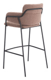 Marcel Barstool - Set of 2 Brown 109668 Zuo Modern