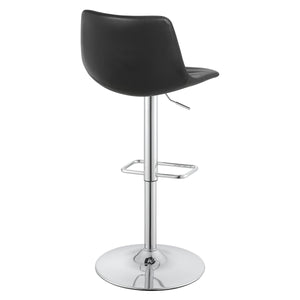 OSP Home Furnishings Araceli Height Adj Stool  - Set of 2 Black