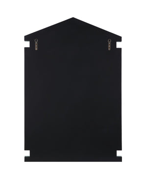 English Elm Lotus Faux Crystal Cluster Wall Mirror with Beveled Glass Glam Accent Piece B2726P446702