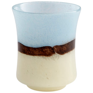 Carmel By The Sea Vase Brown and Ivory 08811 Cyan Design