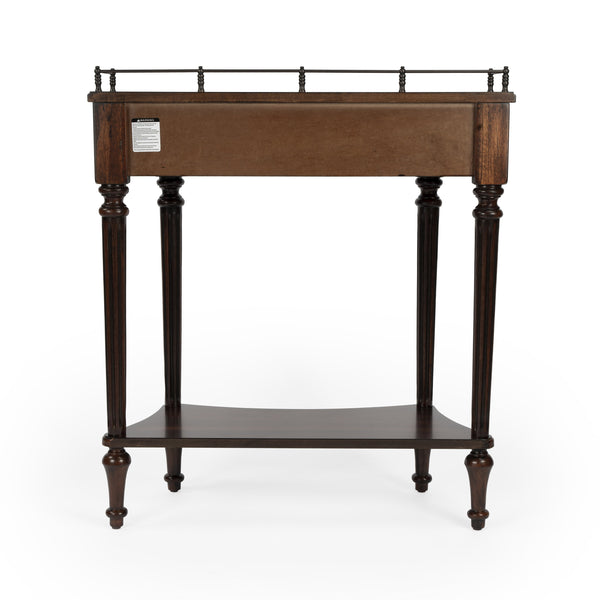 Butler Specialty Charleston Vintage Console Table With 1 Drawer And Open Shelf - Perfect For Entryways And Living Rooms Dark Brown Poplar Hardwood Solids,Ash Veneer,Mahogany Veneer,Resin,Fiberboard,Zinc 883024-butler
