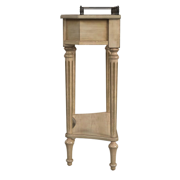Butler Specialty Charleston Console Table – Vintage Wood With Drawer & Open Shelf, Perfect For Entryways & Living Rooms Beige Poplar Hardwood Solids,Oak Veneer,Resin,Fiberboard,Zinc 883424-butler