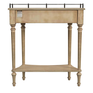 Butler Specialty Charleston Console Table – Vintage Wood With Drawer & Open Shelf, Perfect For Entryways & Living Rooms Beige Poplar Hardwood Solids,Oak Veneer,Resin,Fiberboard,Zinc 883424-butler