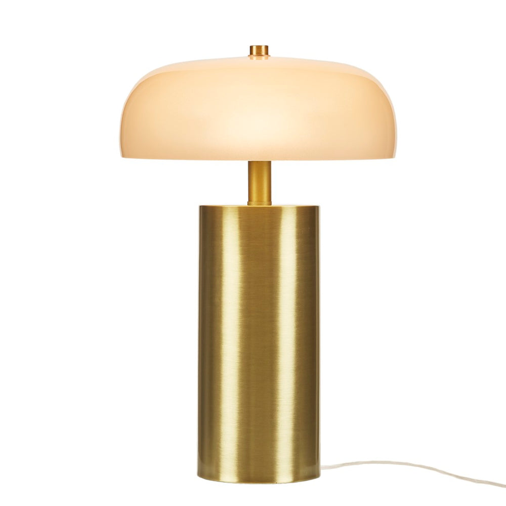 English Elm 1-piece Textured Ceramic Bedside Lamp Fluted Shade Brushed Gold Finial Warm Glow B035P482970