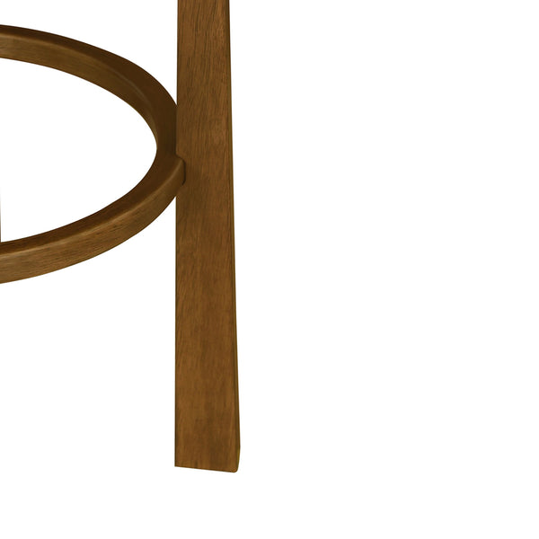 English Elm Christopher Knight Home® - Vera Wooden Barstools Set Of 4 - Dark Walnut Frame With Ivory Upholstery For Stylish Comfort N775P333869D-S4