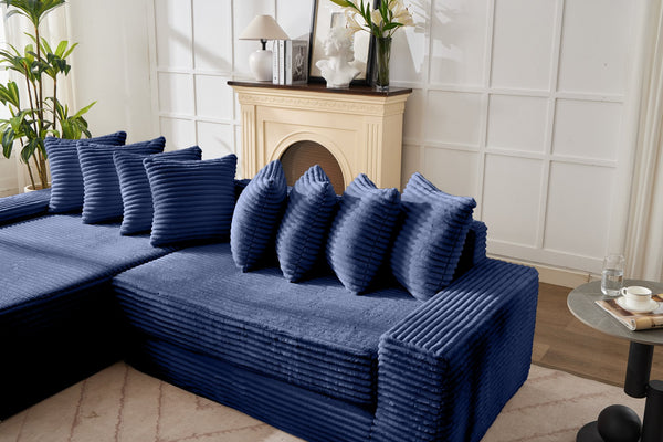 English Elm Convertible Floor Sofa Bed - Ultra-Soft Corduroy, Space-Saving Design For Small Spaces & Guests W2915S00073