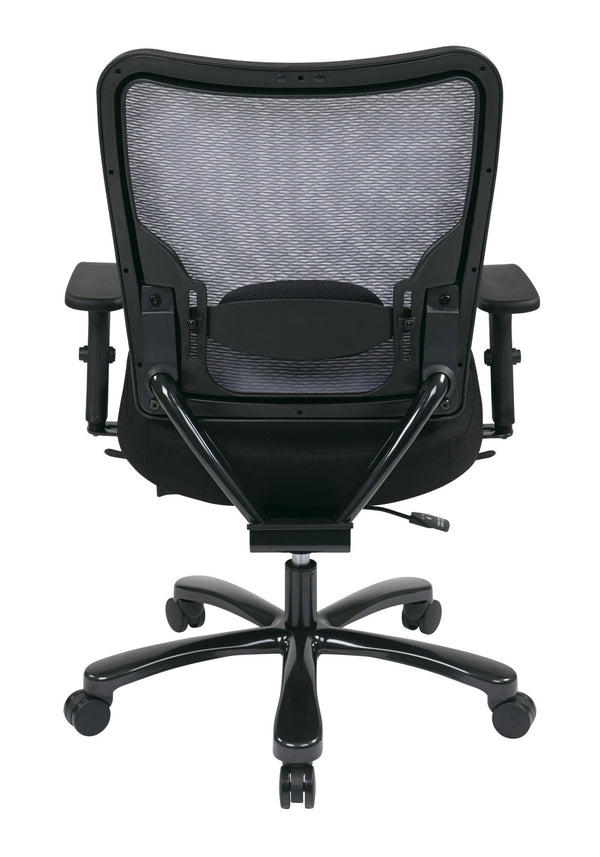 OSP Home Furnishings Big Tall Heavy Duty Ergonomic Office Chair with Mesh Back and 400 Lb Weight Capacity 75-7A773-231