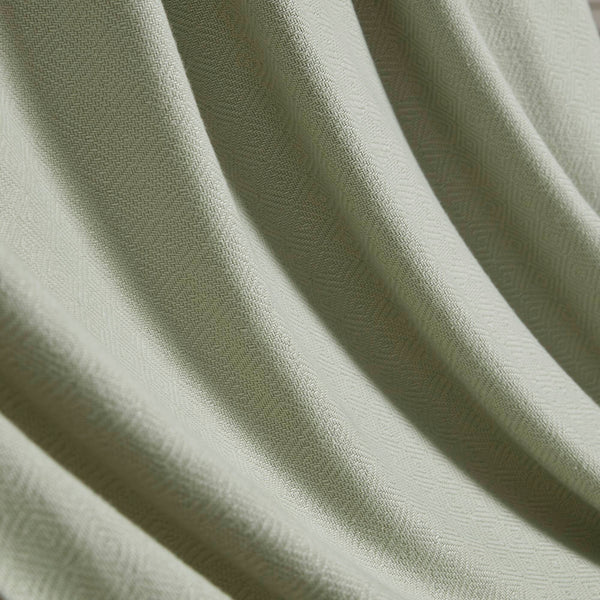 JLA Home Madison Park - Rayon Diamond Jacquard Bamboo Cotton Blanket — Silky, Breathable Throw with Lasting Softness & Gift Boxed Sage Green AM51-0528