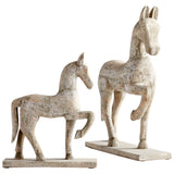 Rustic Canter Sculpture Antique French White 08970 Cyan Design