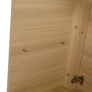 English Elm 40''freestanding Bathroom Vanity Plywood Cabinet Soft Close Doors Modern Bath Storage W999P351894