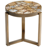 Sundance Side Table Antique Brass 08986 Cyan Design