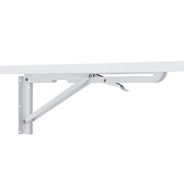 English Elm Laundry Room Folding Table - Space-Saving Wall-Mounted Workstation For Home, Office, And Garage W3226P325707