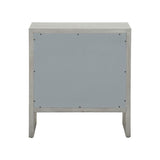 Moxy Bedside Table 2 Drawer Gray 385898 Chelsea House