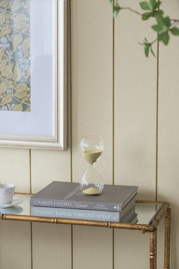 English Elm Set Of 2 Ferdinand 30-Minute Hourglasses - Elegant Bisque Sand Timers For Home & Office Decor W2078P278114-GIGA