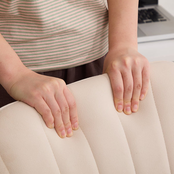 English Elm Ty Adjustable Office Chair - Ergonomic Khaki Velvet Swivel Chair With Memory Foam For Long Comfort W2311P199119-GIGA