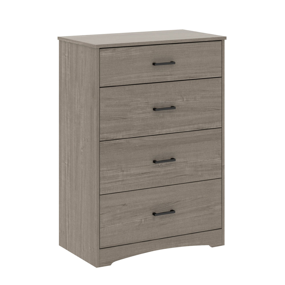 English Elm 4-Drawer Chest In Elegant Brown Finish - Stylish Storage Solution For Any Room, Compact & Durable B356P367766