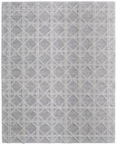 Corwin Hand-Tufted Wool Geometric Rug by Thom Filicia - Elegant High-Low Pile for Modern Spaces