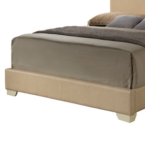 English Elm Charming Velvet Twin Bed with Hidden Storage Drawers, Casual Solid Frame, Easy Assembly Comfort Beige 4 L x 33 W x 60 H B078108082