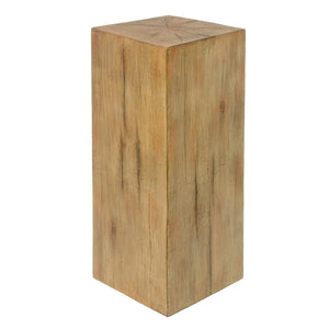 English Elm Christopher Knight Home® - Retro Square-Column Side Table Set with Wood-Look MGO Finish, Stackable End Tables for Living Room Natural N770S372N98N99N
