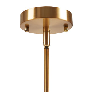 English Elm 8-Light Metal Globe Chandelier Gold Finish with Clear Glass Shades, 34" Dia, Modern Luxe Fixture B035P264529