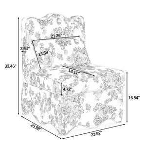 English Elm Flannel Red Dining Chair with Plush Cushion & Lumbar Pillow, Wood Frame, Plywood Seat, 25"x26" W487P228749