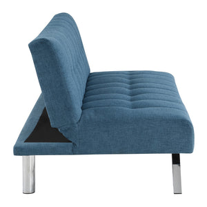 OSP Home Furnishings Sawyer Futon Blue