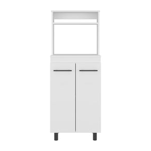 English Elm So- Hi Melamine Wall Cabinet Single Door Slim Storage for Kitchen or Laundry Room B128P485399