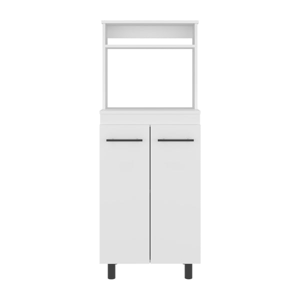 English Elm So- Hi Melamine Wall Cabinet Single Door Slim Storage for Kitchen or Laundry Room B128P485399