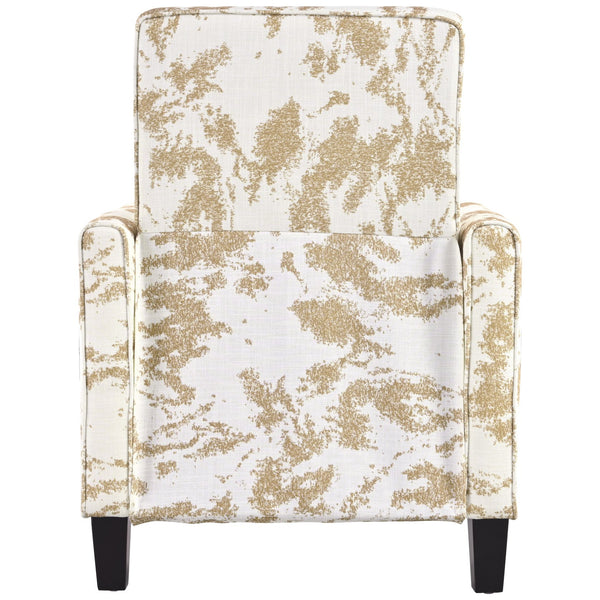 English Elm Christopher Knight Home® - 27.5" Push Back Recliner with Beech Legs, Deep Ergonomic Seat & Extendable Footrest for Rooms Yellow N763P256508G