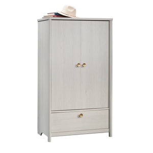 English Elm Armoire, Sleek White Finish With Ample Storage – Perfect For Narrow Spaces In Entryways & Guest Rooms B356P402692