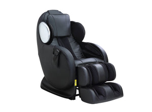 English Elm Pacari 2D Massage Chair in Black PU Leather with Zero-Gravity, 16 Airbags, Shiatsu & Foot Massage B2726P251667
