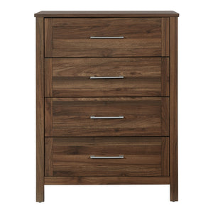 OSP Home Furnishings Stonebrook 4-Drawer Chest Classic Walnut
