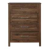 OSP Home Furnishings Stonebrook 4-Drawer Chest Classic Walnut