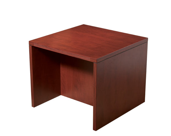 OSP Home Furnishings Napa End Table Compact Modern Accent Stand for Living Room Sofa or Bedside Use Cherry NAP-20-CHY