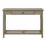 OSP Home Furnishings Cambridge Foyer Table Bone Finish