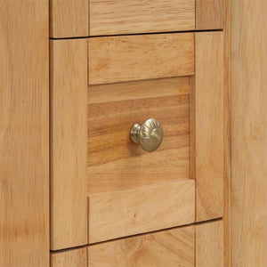 English Elm 36" Freestanding Bathroom Vanity Solid Wood Cabinet with Ceramic Sink and Soft Close Storage N729P300165N