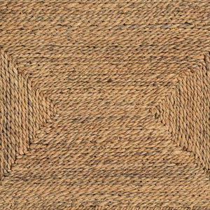 English Elm Bohemian Handwoven Kubu Rattan Mahogany Wood Dining Chair Organic Eclectic Style B2750P467724