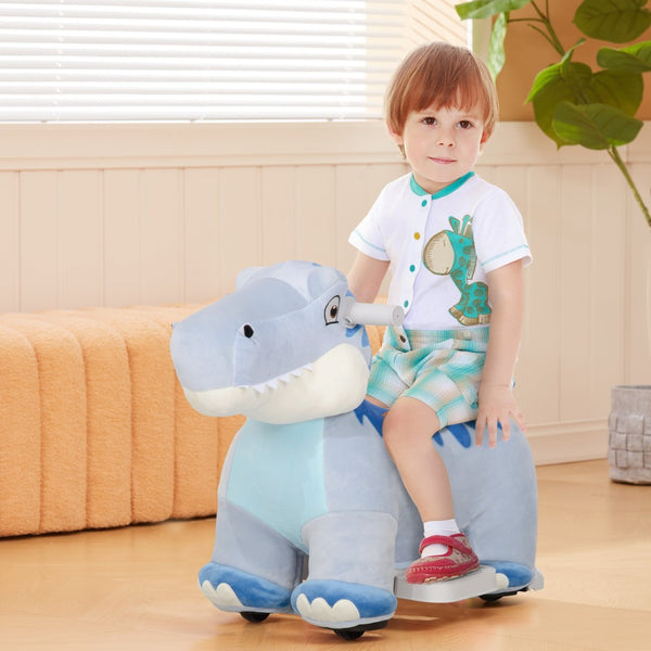 English Elm Qaba Triceratops Toddler Ride on Toy 6v Battery Powered Dinosaur Car with Music W2225P249820