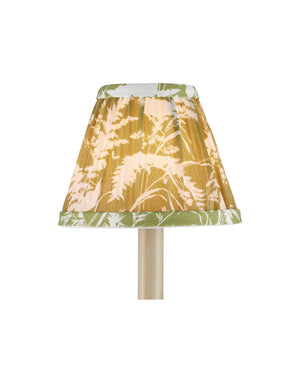 Currey & Company Aviary Handwoven Natural Moss Green Tapered Shade for Bohemian Chandelier Fixtures Moss / Ivory 0900-0043