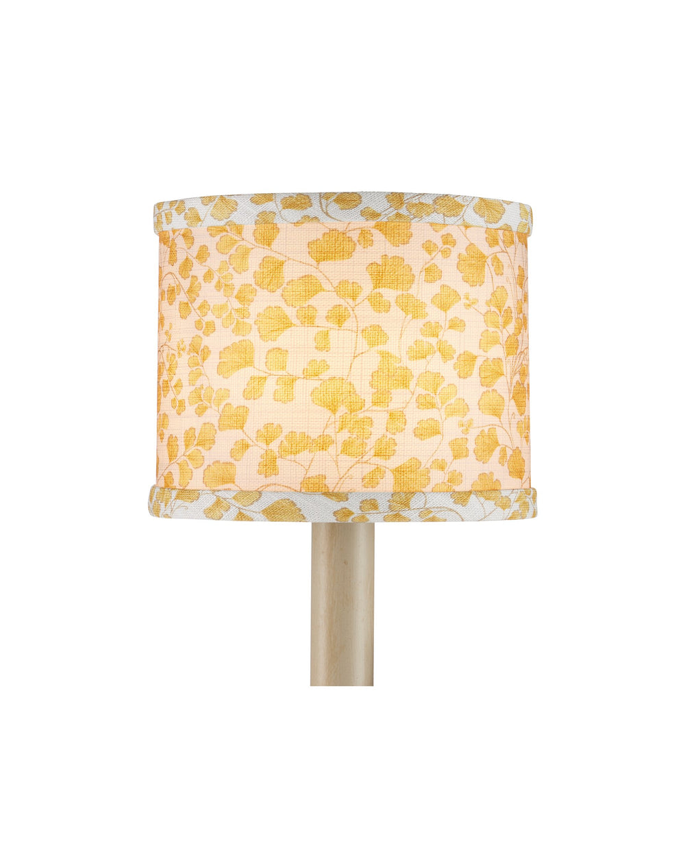 Currey & Company Maiden Woven Drum Chandelier Shade Handcrafted Bohemian Accent for Dining Fixtures Yellow / Ivory 0900-0058