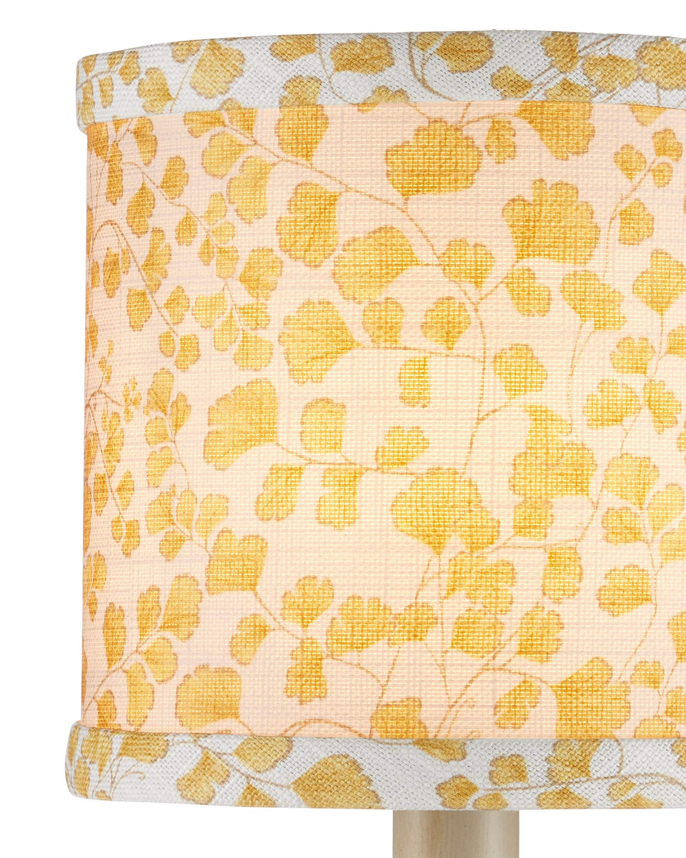 Currey & Company Maiden Woven Drum Chandelier Shade Handcrafted Bohemian Accent for Dining Fixtures Yellow / Ivory 0900-0058