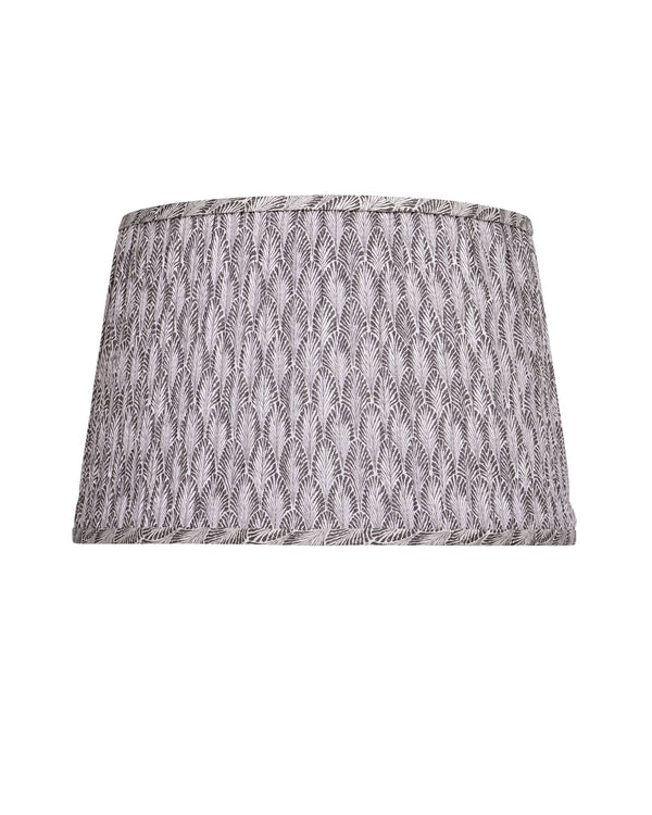Currey & Company Plume Coastal Pleated Tapered Fabric Shade for Table Lamps in Living or Bedroom Stone / Ivory 0900-6022