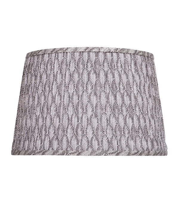 Currey & Company Plume Coastal Pleated Tapered Fabric Shade for Table Lamps in Living or Bedroom Stone / Ivory 0900-6022