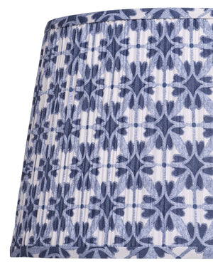 Currey & Company Pembrook Pleated Fabric Tapered Shade in Jewel Blue for Elegant Living Spaces 0900-6024