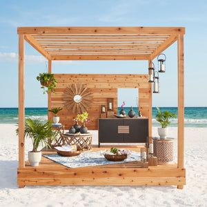 Osiris Vase Charcoal Grey and Bronze 09004 Cyan Design