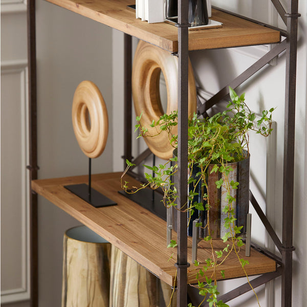 Osiris Vase Charcoal Grey and Bronze 09005 Cyan Design