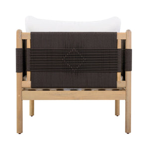English Elm Outdoor Acacia Wood Patio Club Chair with Diamond Rope Weave and Weather Cushions N768P361445L_2