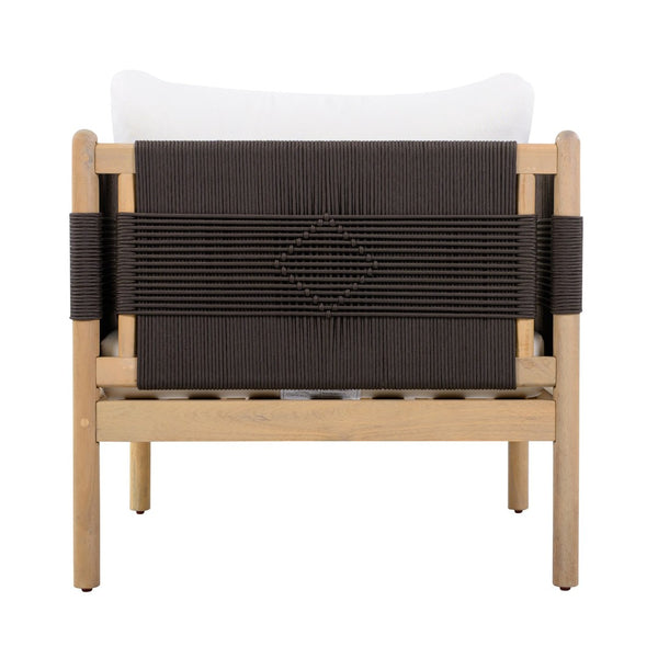 English Elm Outdoor Acacia Wood Patio Club Chair with Diamond Rope Weave and Weather Cushions N768P361445L_2