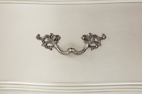 English Elm Lyon G07100-N Nightstand with Velvet-Lined Top Drawer, 3 Smooth-Glide Drawers, Ready-to-Use Wood Piece Champagne 36 L x 21 W x 33 H B078P301589