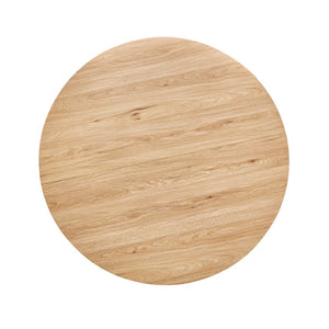 English Elm Round Foldable Mdf Dining Table with Radial Legs for Small Space Bistro Interiors Oak W3493P462093